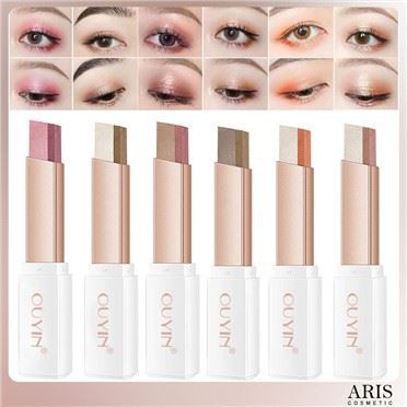 2 Warna Gradient Eyeshadow Stick Matte